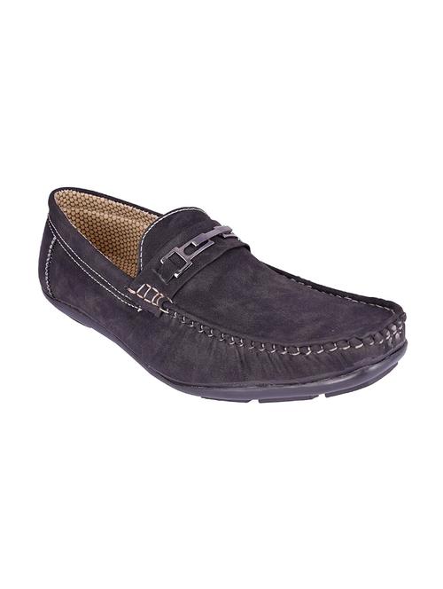 black suede slip on loafer - 14370870 - Very Small Image - 1