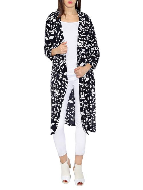 black printed casual shrug - 14371094 - Very Small Image - 1
