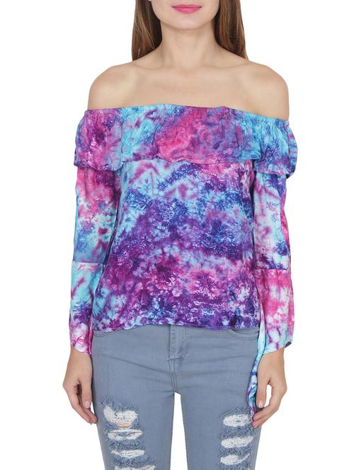 multi colored rayon top - 14373202 - Very Small Image - 1