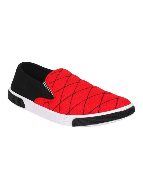 red canvas casual slipon - 14374256 - Very Small Image - 1