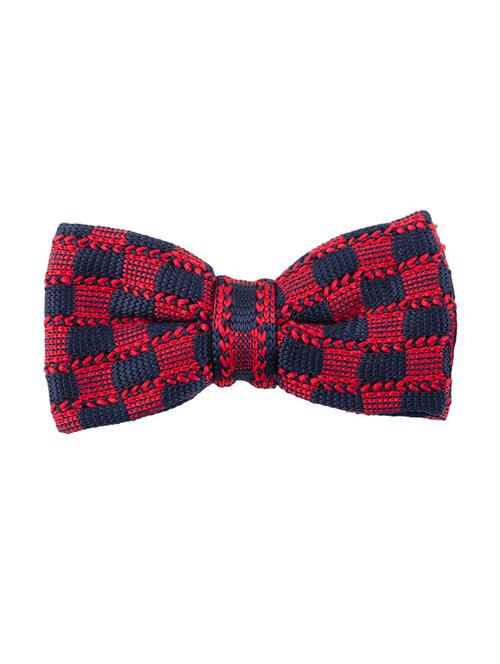 red micro fibre bow tie - 14375079 - Very Small Image - 1
