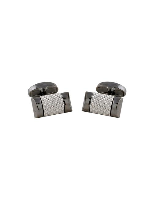 silver metal cufflink - 14375213 - Very Small Image - 1