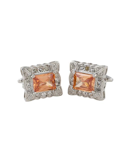 silver metal cufflink - 14375215 - Very Small Image - 1