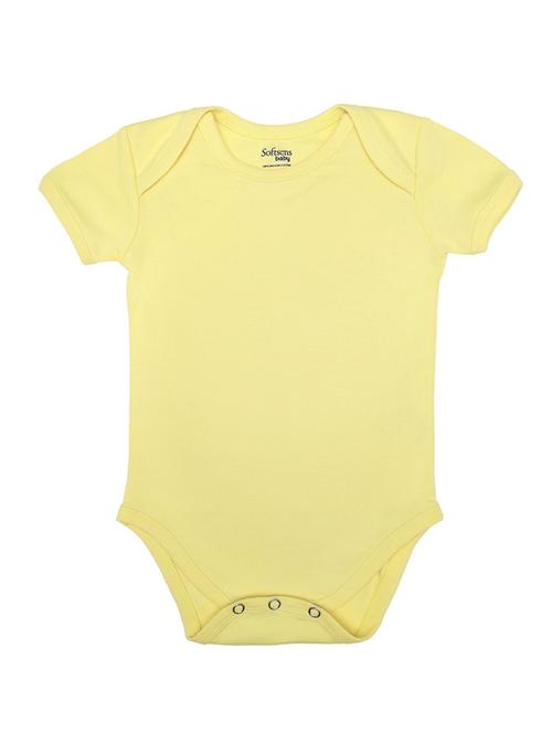 yellow cotton onesies - 14375323 - Very Small Image - 1