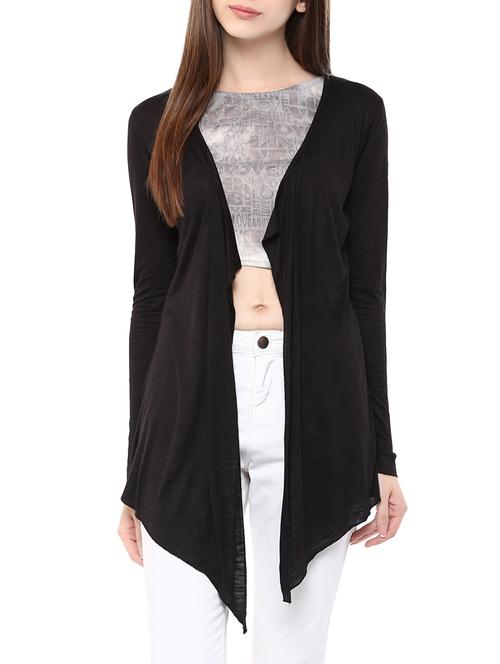 solid black casual shrug - 14376188 - Very Small Image - 1