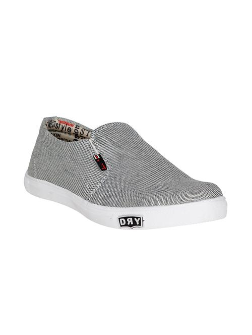 grey canvas casual slipon - 14376866 - Very Small Image - 1