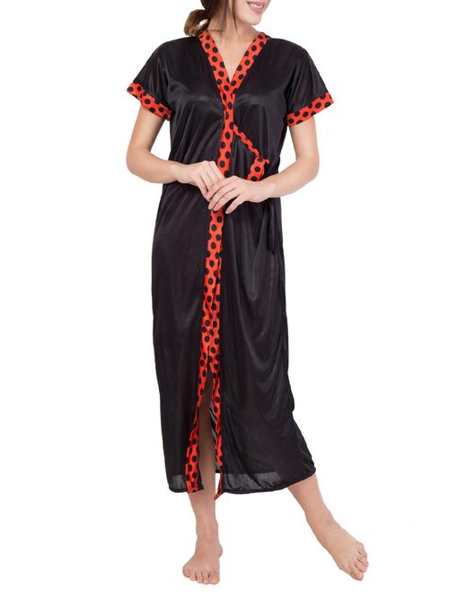 black satin gown - 14377041 - Very Small Image - 1