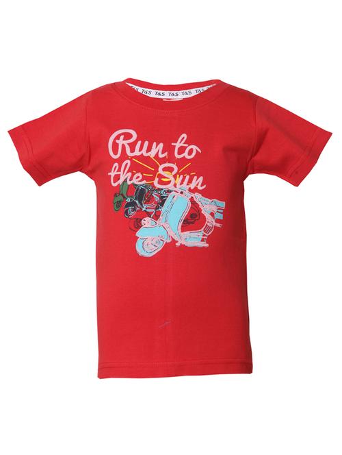 red cotton tshirt - 14377085 - Very Small Image - 1