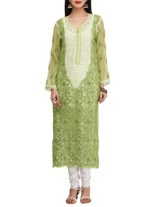women's straight kurta - 14377155 - Very Small Image - 1