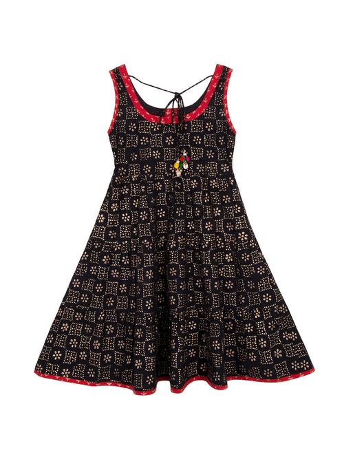 black cotton frock - 14377287 - Very Small Image - 1