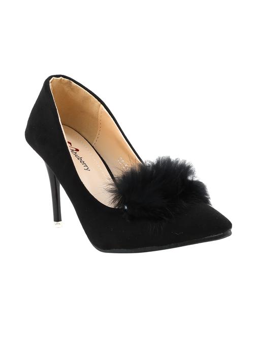 black suede slip on pumps - 14379681 - Very Small Image - 1