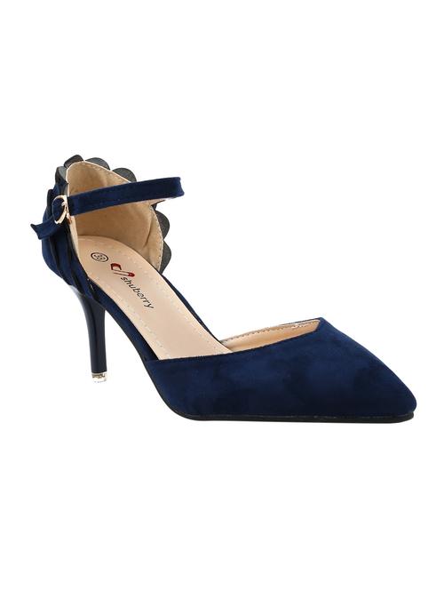 navy ankle strap sandal - 14379731 - Very Small Image - 1