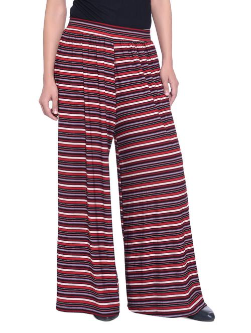 multi colored viscose palazzos - 14379919 - Very Small Image - 1