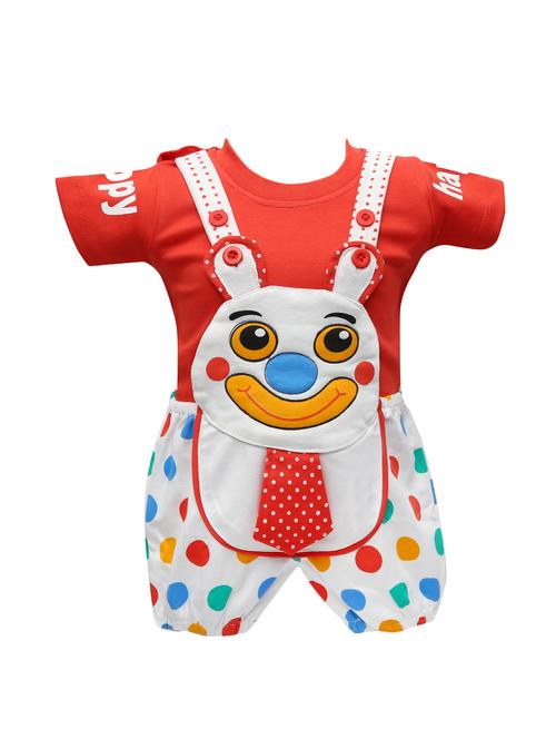 red cotton dungarees twin sets & jump suit - 14380960 - Very Small Image - 1