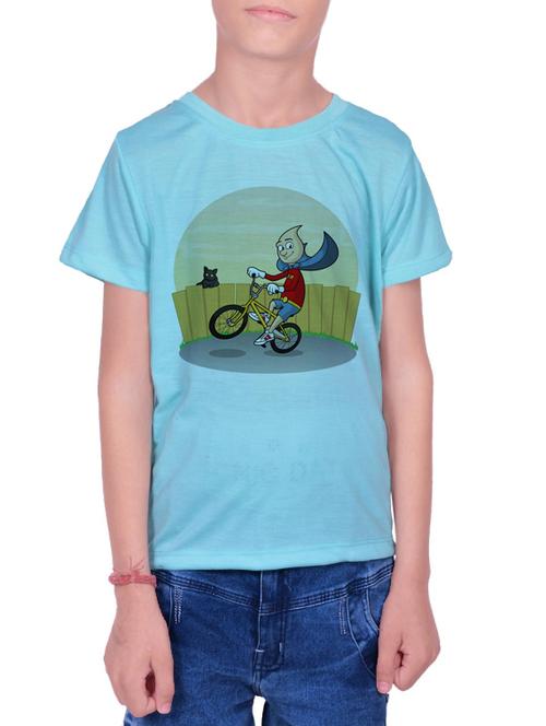 light blue cotton tshirt - 14383678 - Very Small Image - 1