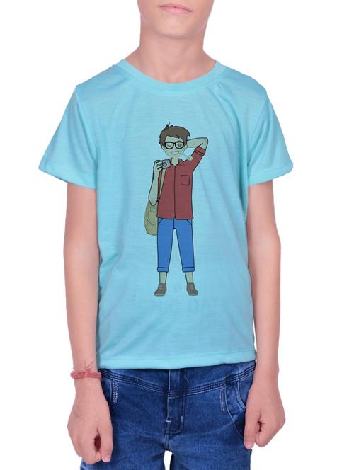 light blue cotton tshirt - 14383717 - Very Small Image - 1