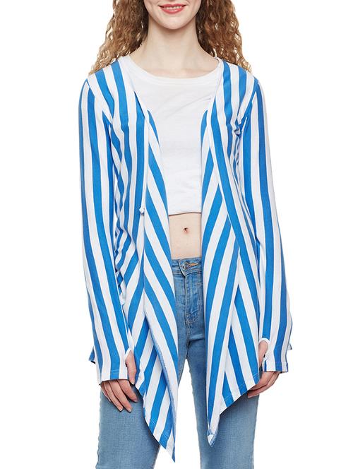 light blue cotton casual shrug - 14383992 - Very Small Image - 1