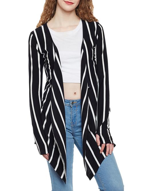 asymmetric striped shrug - 14384000 - Very Small Image - 1