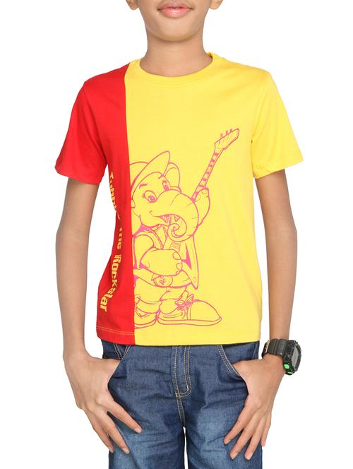 yellow cotton tshirt - 14387484 - Very Small Image - 1