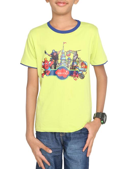 yellow cotton t-shirt - 14387487 - Very Small Image - 1