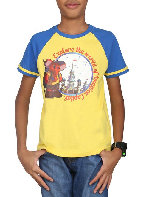 yellow cotton tshirt - 14387493 - Very Small Image - 1
