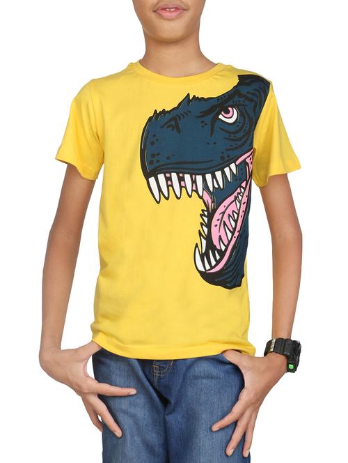 yellow cotton tshirt - 14387514 - Very Small Image - 1