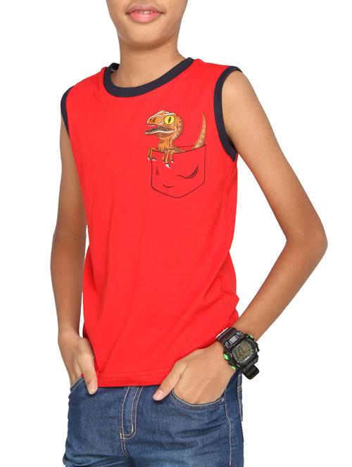 red cotton tshirt - 14387518 - Very Small Image - 1