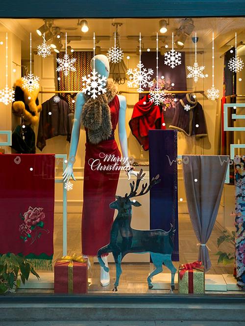 merry christmas happy new year theme wall stickers - 14391424 - Very Small Image - 1