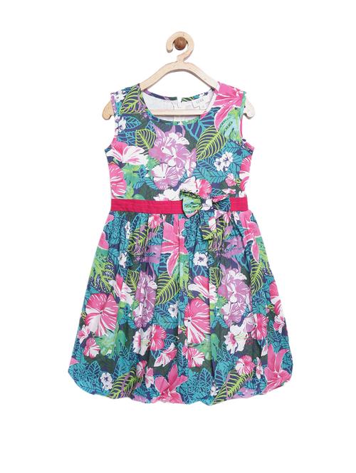 pink cotton frock - 14391777 - Very Small Image - 1