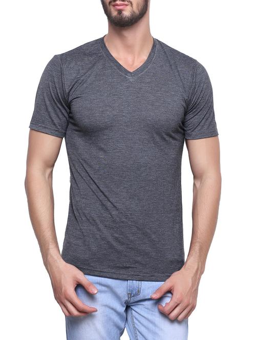 solid grey cotton t-shirt - 14392457 - Very Small Image - 1