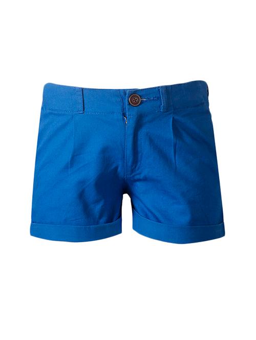 blue cotton shorts - 14393317 - Very Small Image - 1