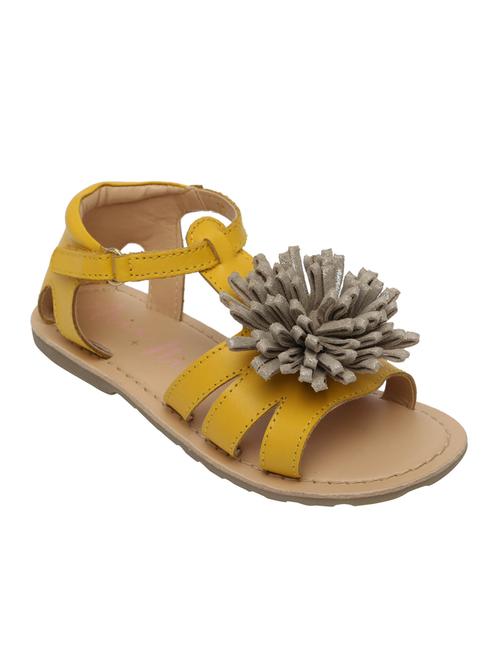yellow embellished leather sandal - 14393373 - Very Small Image - 1