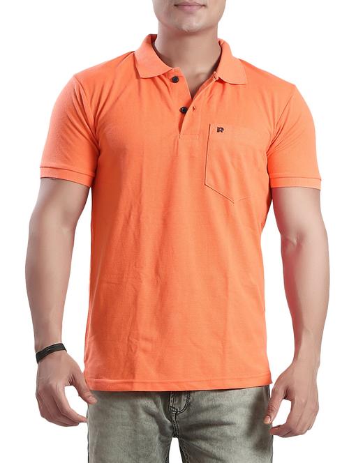 orange cotton t-shirt - 14393950 - Very Small Image - 1