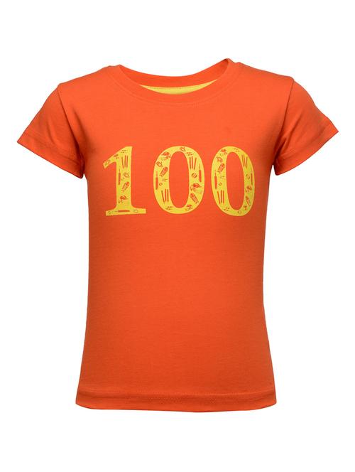 orange cotton tshirt - 14394934 - Very Small Image - 1