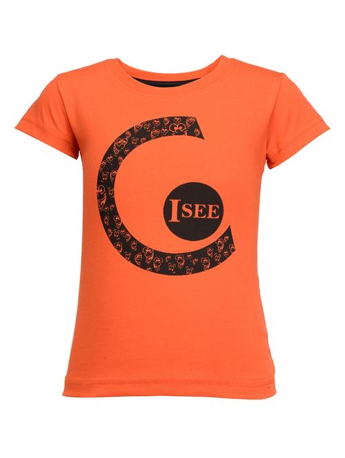 orange cotton tshirt - 14394941 - Very Small Image - 1