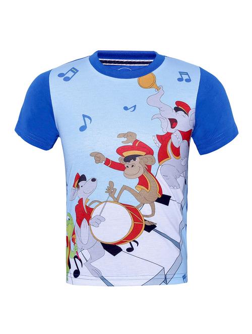 light blue cotton tshirt - 14395831 - Very Small Image - 1