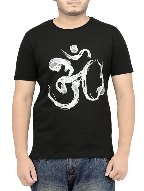 black cotton t-shirt - 14396975 - Very Small Image - 1
