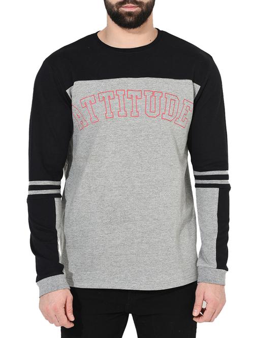 mens color block sweatshirt - 14397048 - Very Small Image - 1