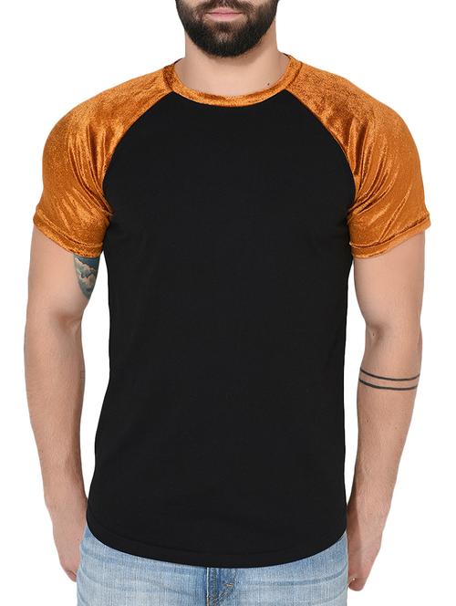 black cotton raglan t-shirt - 14397096 - Very Small Image - 1