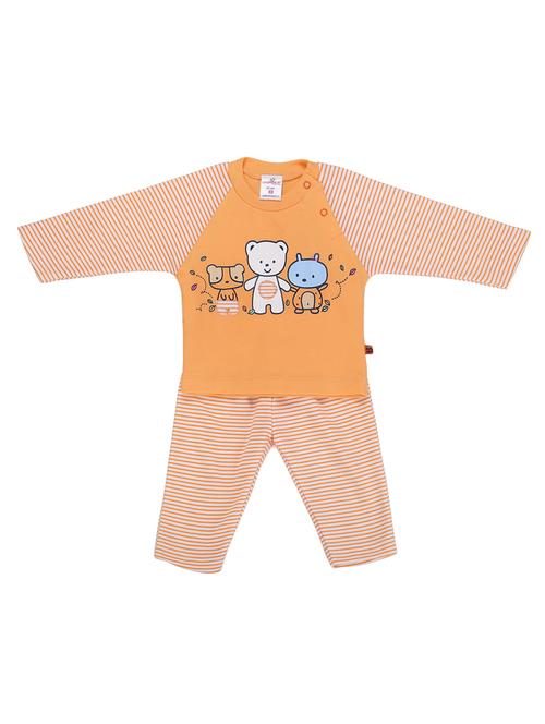 orange cotton pyjama set nightwear - 14397408 - Very Small Image - 1