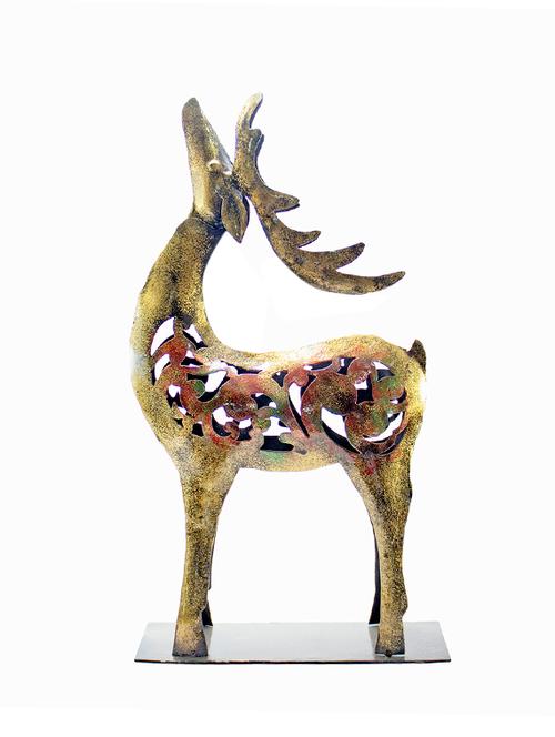 deer metal showpiece - 14397977 - Very Small Image - 1