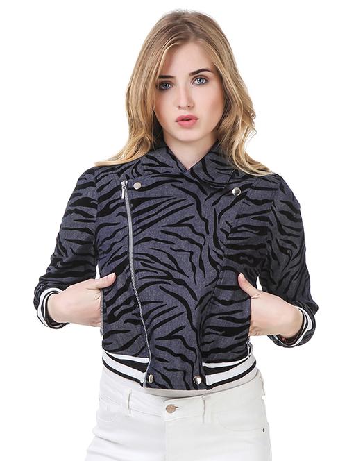 denim bomber jacket - 14397986 - Very Small Image - 1