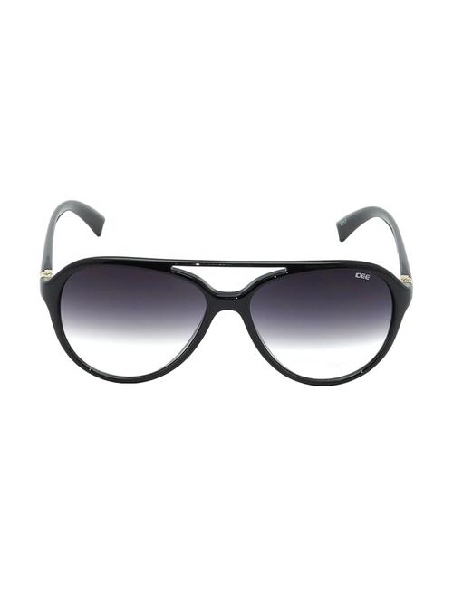 idee s2260-c1 medium 58mm black shaded aviator sunglasses - 14399241 - Very Small Image - 1
