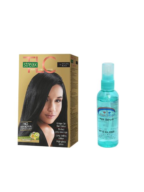 tendor loving colour natural black no. 1, pink root hair serum - 14401182 - Very Small Image - 1