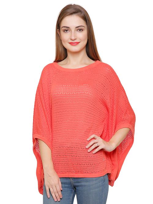 pink woolen casual pullover - 14401454 - Very Small Image - 1