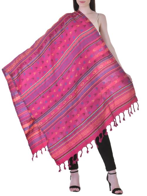 pink casual shawl - 14402032 - Very Small Image - 1
