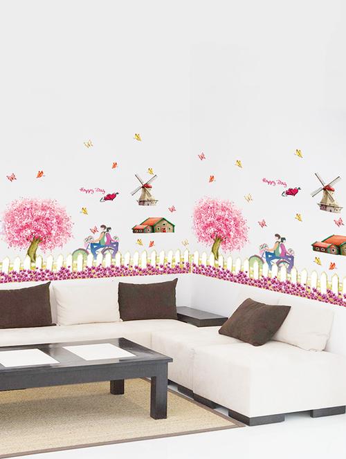 cortina love happy day theme wall stickers - 14402168 - Very Small Image - 1