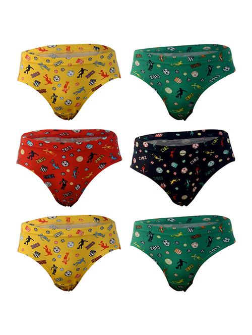multi colored cotton briefs - 14402225 - Very Small Image - 1