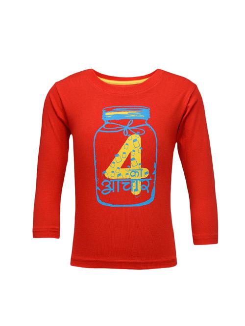 red cotton tshirt - 14403289 - Very Small Image - 1