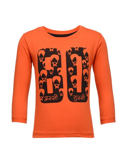 orange cotton tshirt - 14403310 - Very Small Image - 1